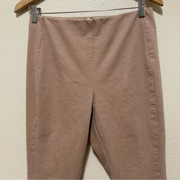 Theory Wome’s Pants Navalane Casual Velvet Strech Skinny Pink Size 8 - Picture 3 of 16